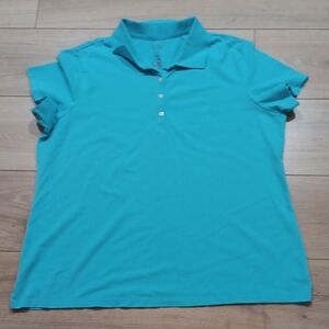 St. John's Bay Women's Blue Button Down Shirt